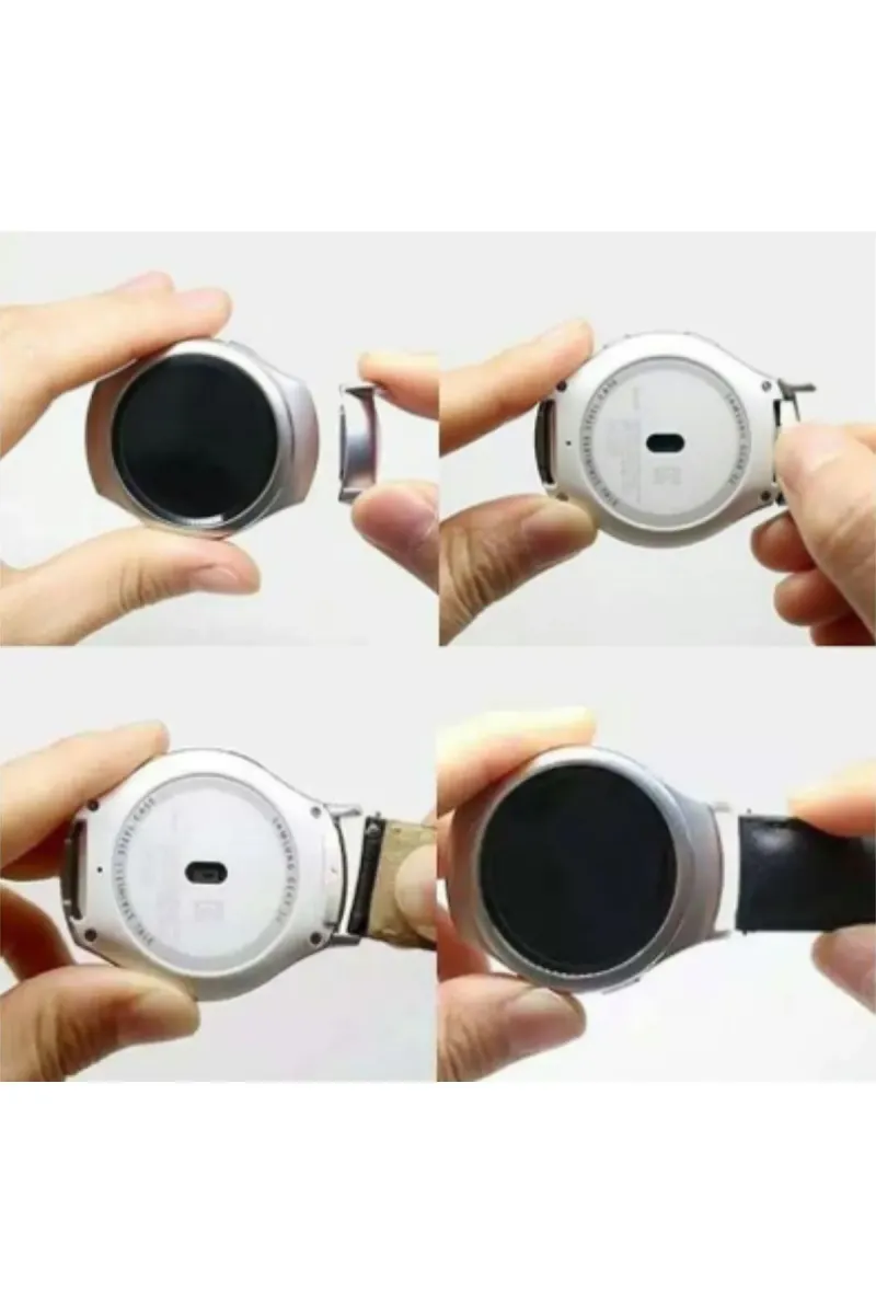 MarkaCase Samsung Gear S2 için Uyumlu Paslanmaz Çelik Metal Toka görsel 5