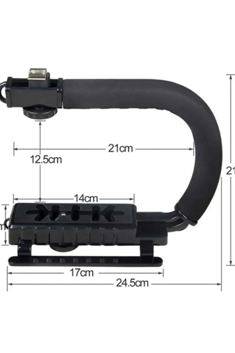MarkaCase VH01 DSLR C Stabilizer Gimbal Foto Video Kamera Sabitleciyi Titreşim Engelleyici görsel 4