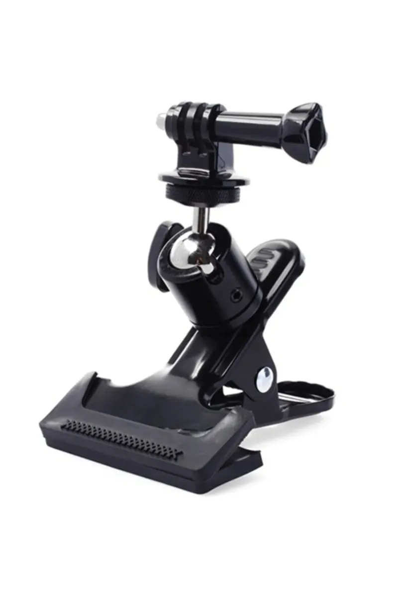 MarkaCase Gopro Hero 9-8-7-6-5-4-3-3 Ve Session Için Mandal Masa Tutucu Clip Kıskaçlı 360° Döner görsel 1