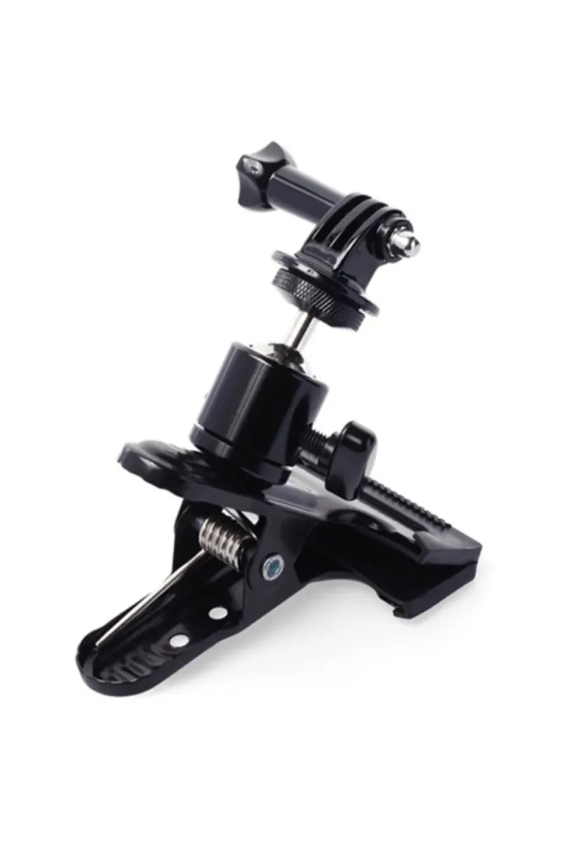 MarkaCase Gopro Hero 9-8-7-6-5-4-3-3 Ve Session Için Mandal Masa Tutucu Clip Kıskaçlı 360° Döner görsel 3