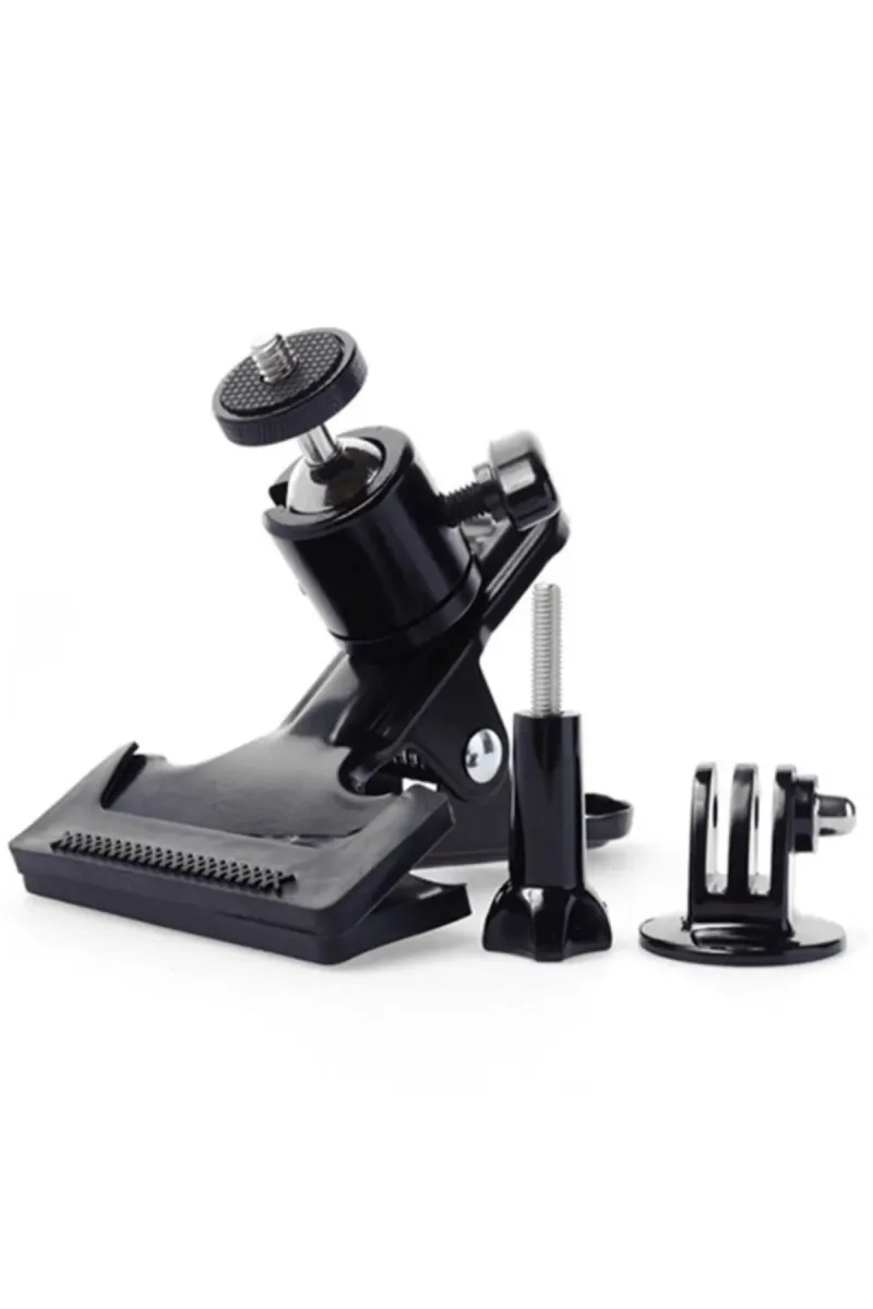 MarkaCase Gopro Hero 9-8-7-6-5-4-3-3 Ve Session Için Mandal Masa Tutucu Clip Kıskaçlı 360° Döner görsel 4