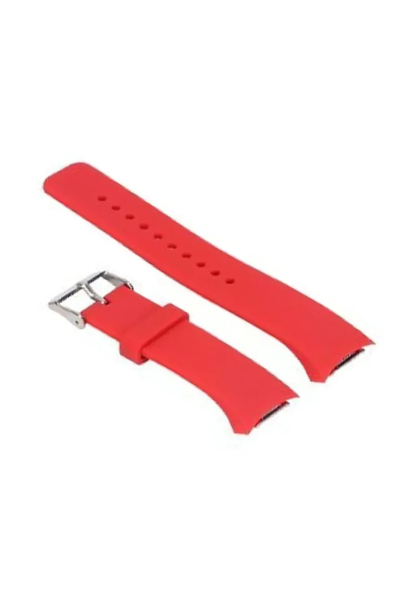 MarkaCase Samsung Ile Uyumlu Gear S2 Sport (R720) Uyumlu Adaptörlü Silikon Kordon görsel 1