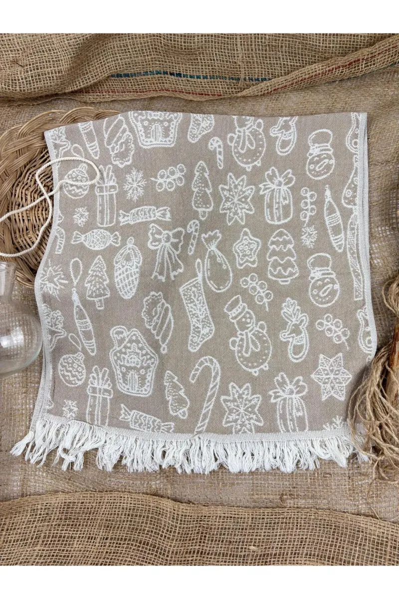Buldan Concept Tea towel cook peşkir - Bej 45*80 görsel 1