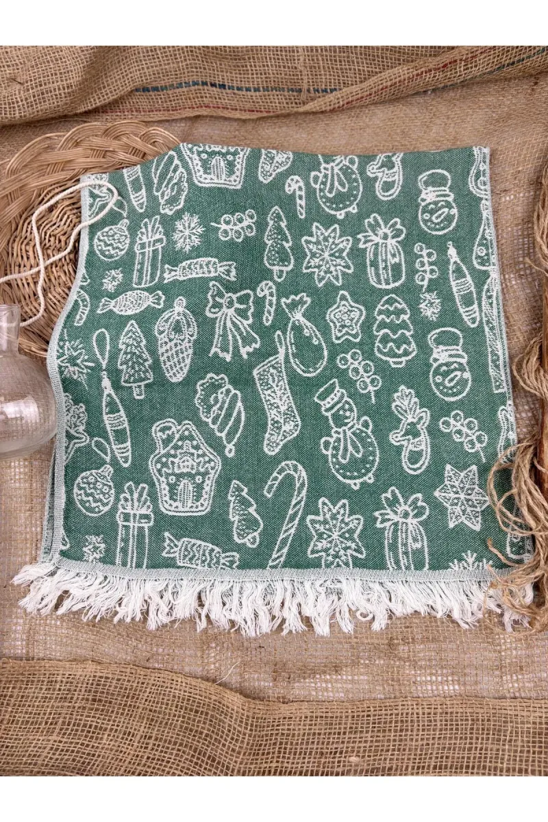 Buldan Concept Tea towel cook peşkir - Yeşil 45*80 görsel 1