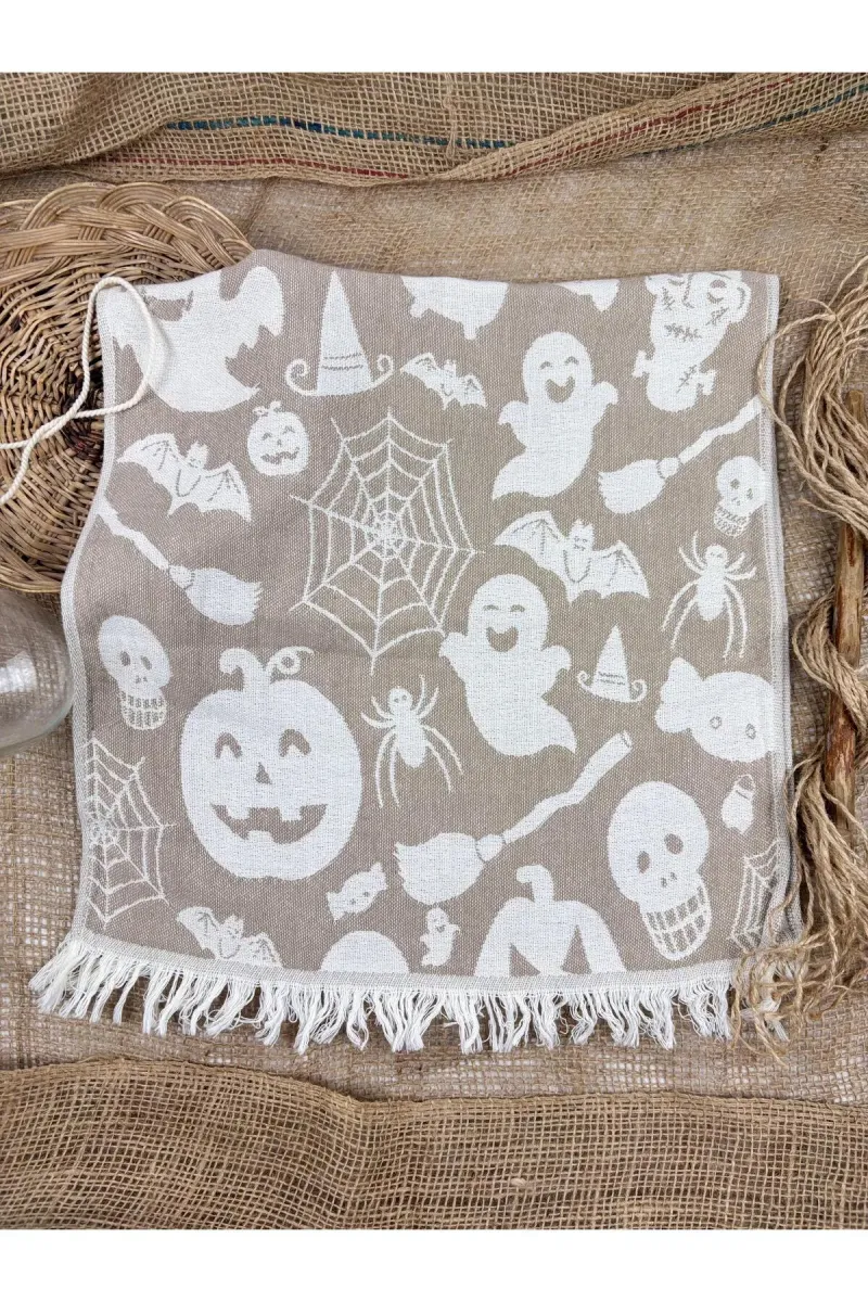 Buldan Concept Tea towel halloween peşkir - Bej 45*80 görsel 2