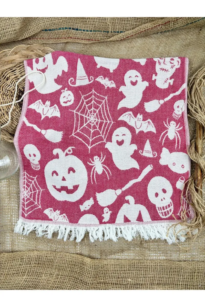 Buldan Concept Tea towel halloween peşkir - Kırmızı 45*80 görsel 1