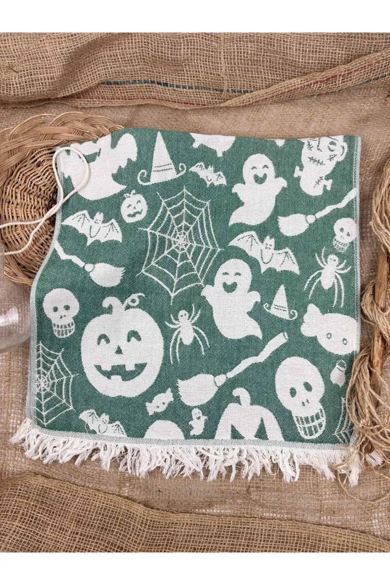 Buldan Concept Tea towel halloween peşkir - Yeşil 45*80 görsel 1