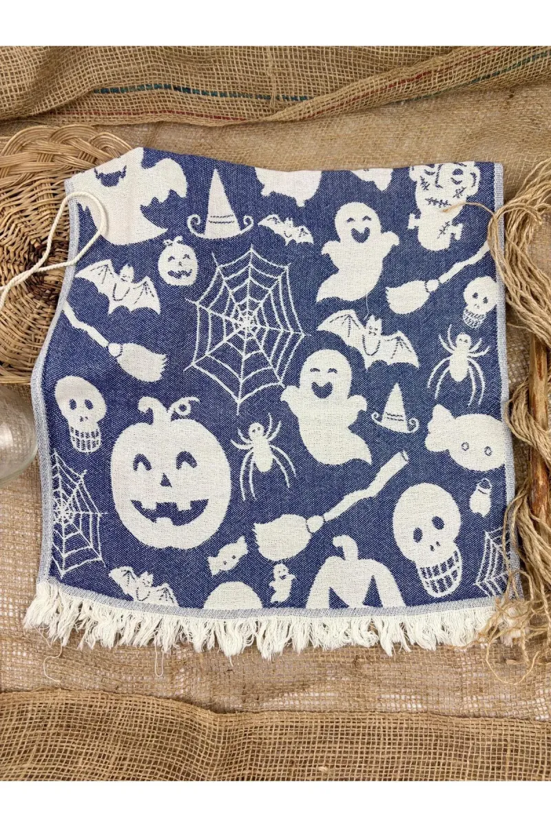 Buldan Concept Tea towel halloween peşkir - Mavi 45*80 görsel 1