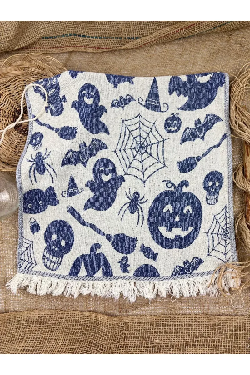 Buldan Concept Tea towel halloween peşkir - Mavi 45*80 görsel 2