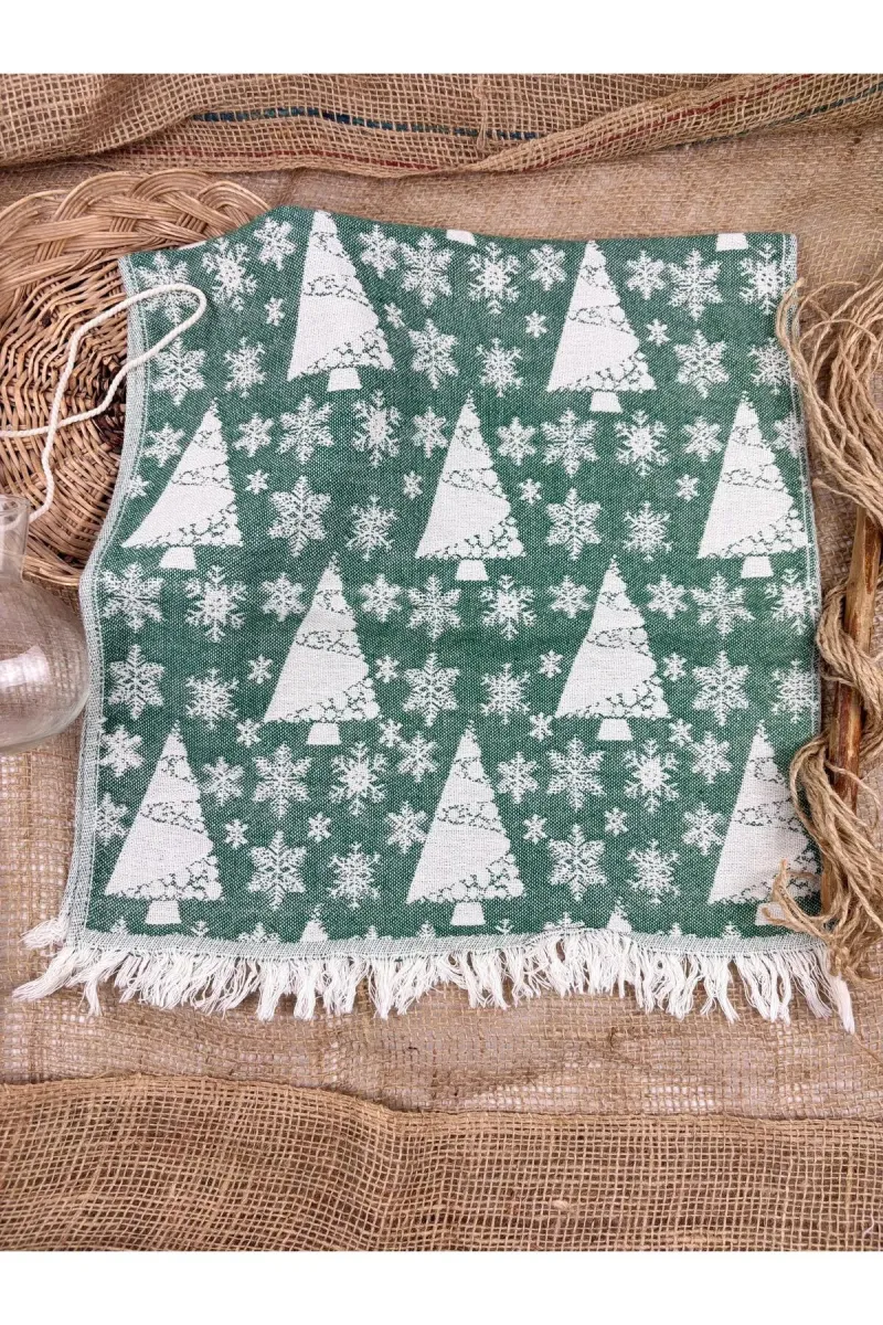 Buldan Concept Tea towel xmass peşkir - Yeşil 45*80 görsel 1
