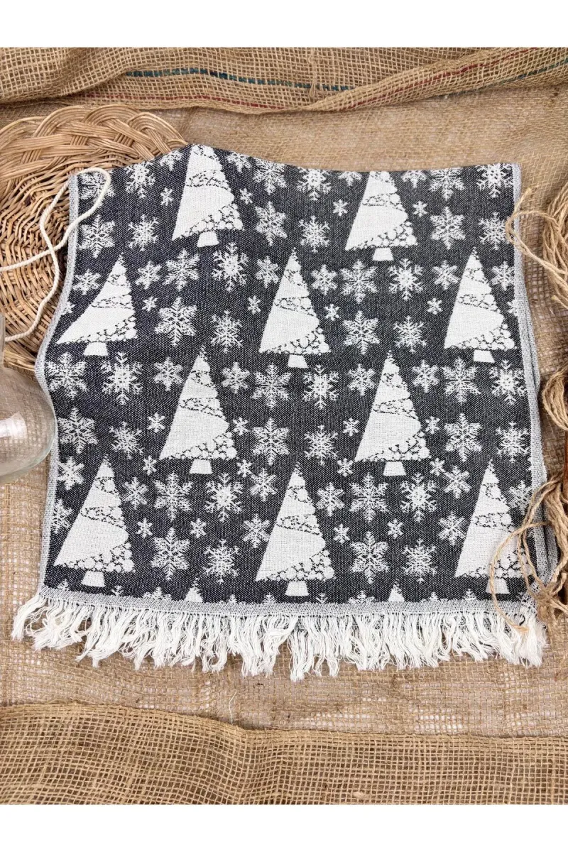 Buldan Concept Tea towel xmass peşkir - Siyah 45*80 görsel 1