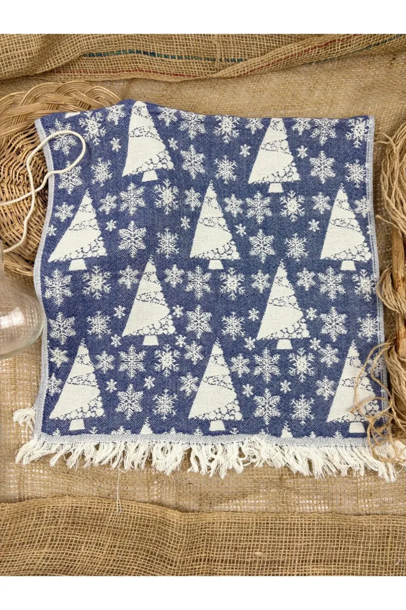Buldan Concept Tea towel xmass peşkir - Mavi 45*80 görsel 1