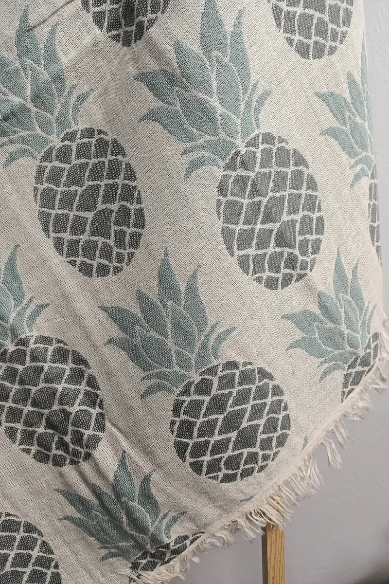 Buldan Concept Ananas Double Face Peştemal - Nil Yeşili görsel 4