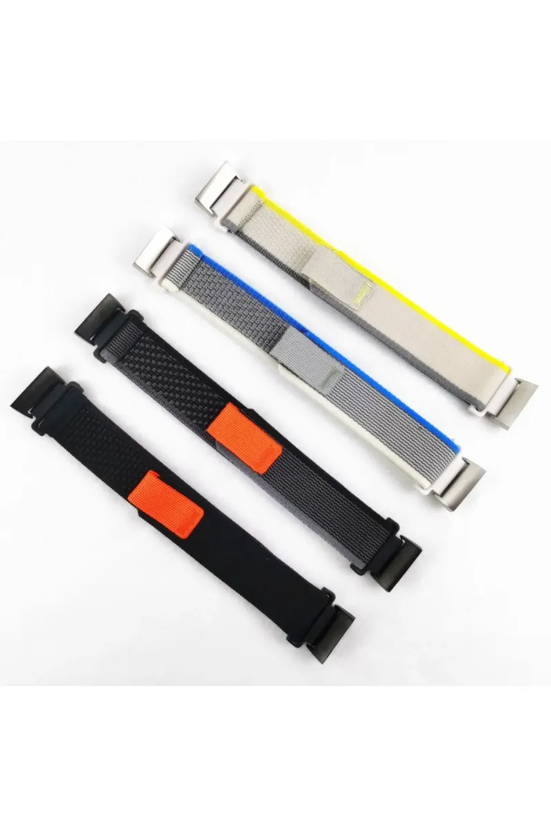 MarkaCase Fitbit Charge 3 Için Trail Kordon - Gri/Mavi görsel 2