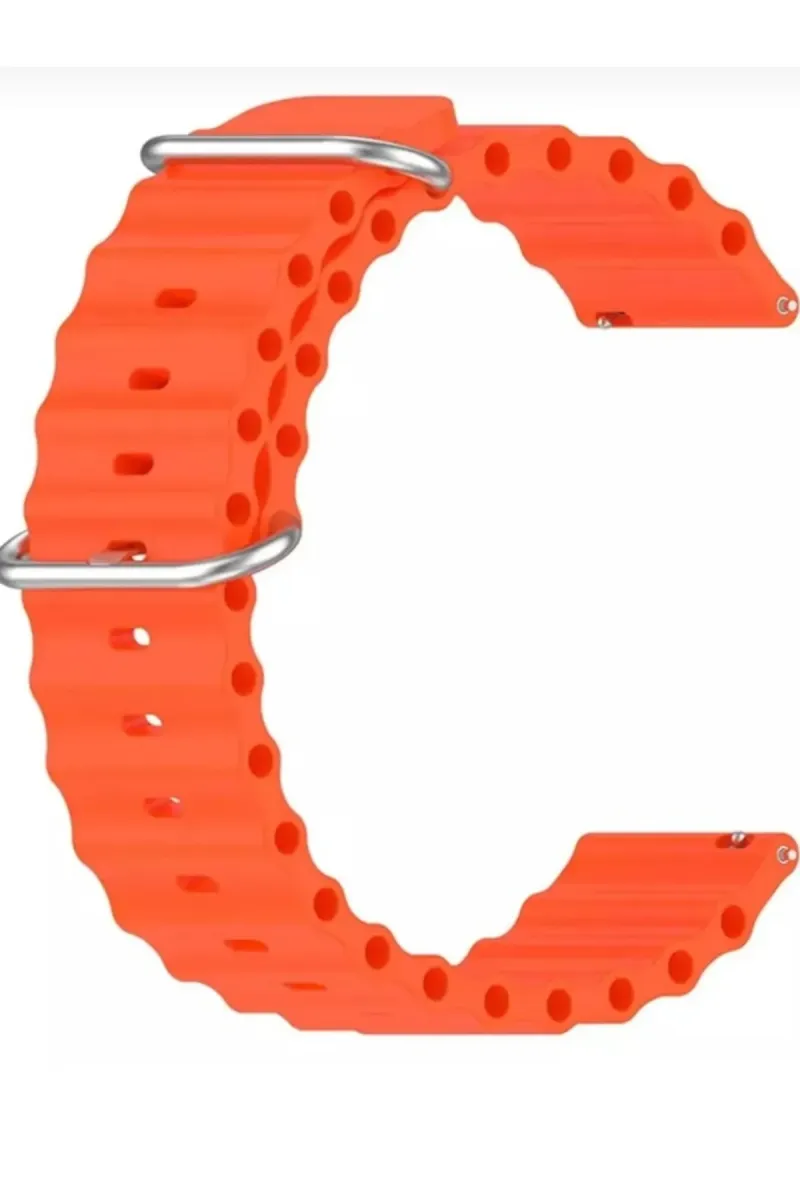 MarkaCase Oppo Realme Watch S Pro Için Ocean Loop Silikon Kordon (22MM) görsel 2