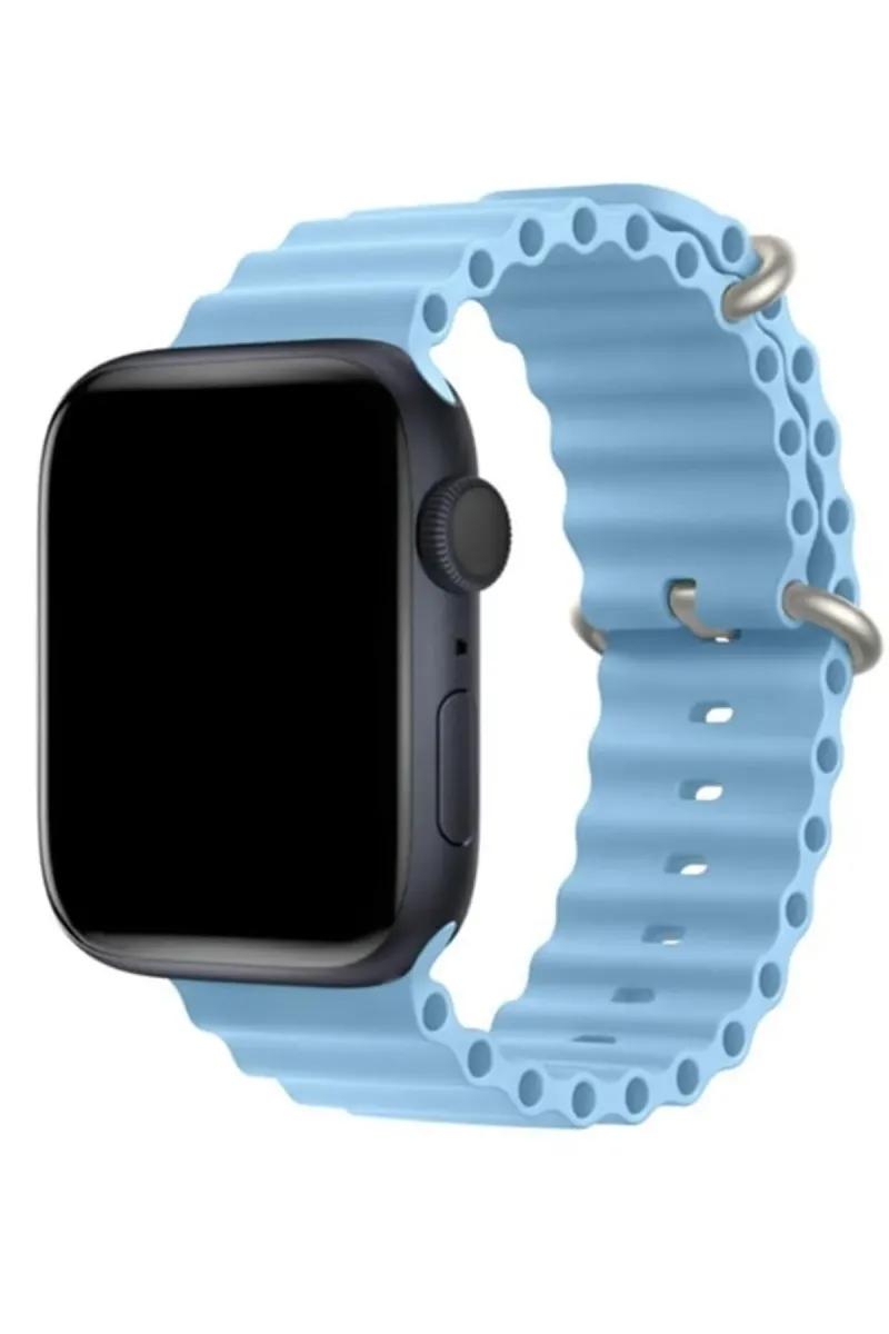 MarkaCase Oppo Realme Watch S Pro Için Ocean Loop Silikon Kordon (22MM) görsel 2