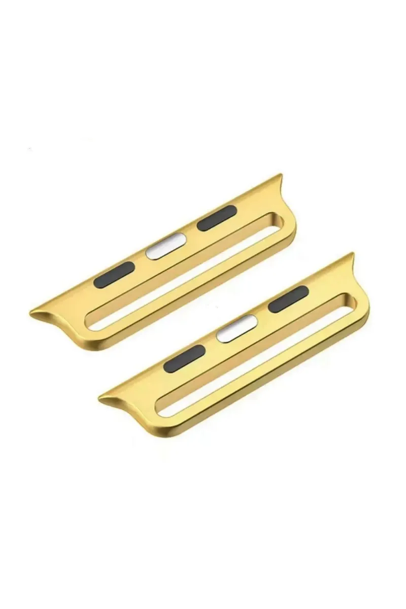 MarkaCase Apple Watch 44 mm Kordon Kayış Toka Adaptörü - Gold görsel 1
