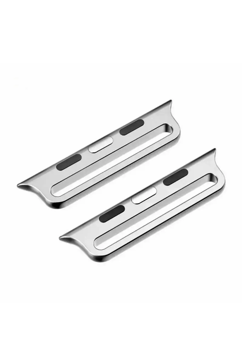 MarkaCase Apple Watch 44 mm Kordon Kayış Toka Adaptörü - Gümüş görsel 1
