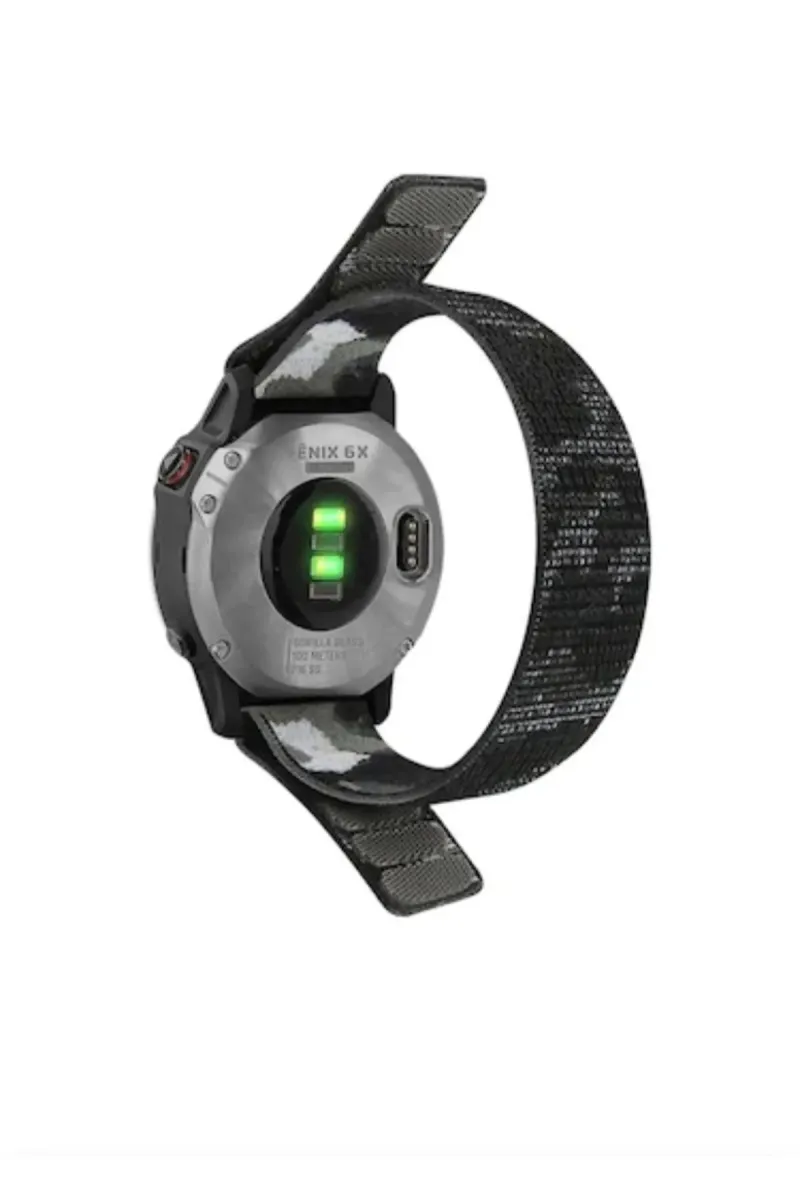 MarkaCase Garmin Fenix 5x-5xplus Sapphire Kumaş Kordon (26MM) görsel 2