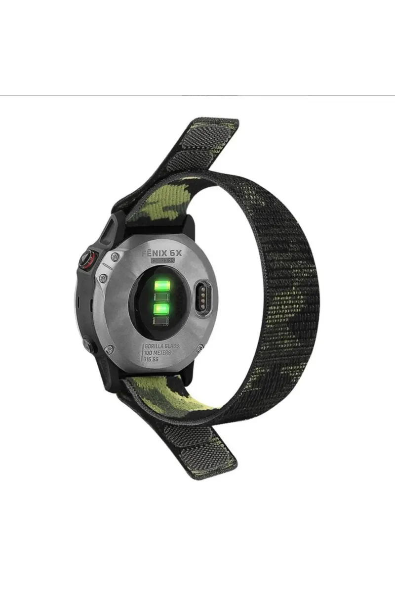 MarkaCase Garmin Fenix 7x-7x Pro-Plus Kumaş Kordon (26MM) görsel 1