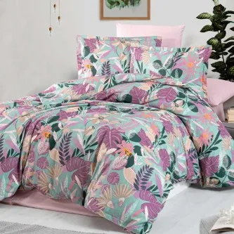 Elif Tedarik %100 Cotton Çift Kişilik Nevresim Takımı görsel 1