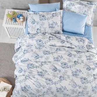 Elif Tedarik %100 Cotton Çift Kişilik Nevresim Takımı görsel 1