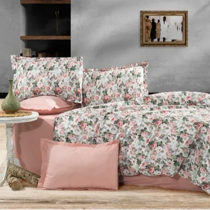 Elif Tedarik %100 Cotton Çift Kişilik Nevresim Takımı görsel 1