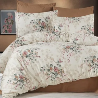 Elif Tedarik %100 Cotton Çift Kişilik Nevresim Takımı görsel 1