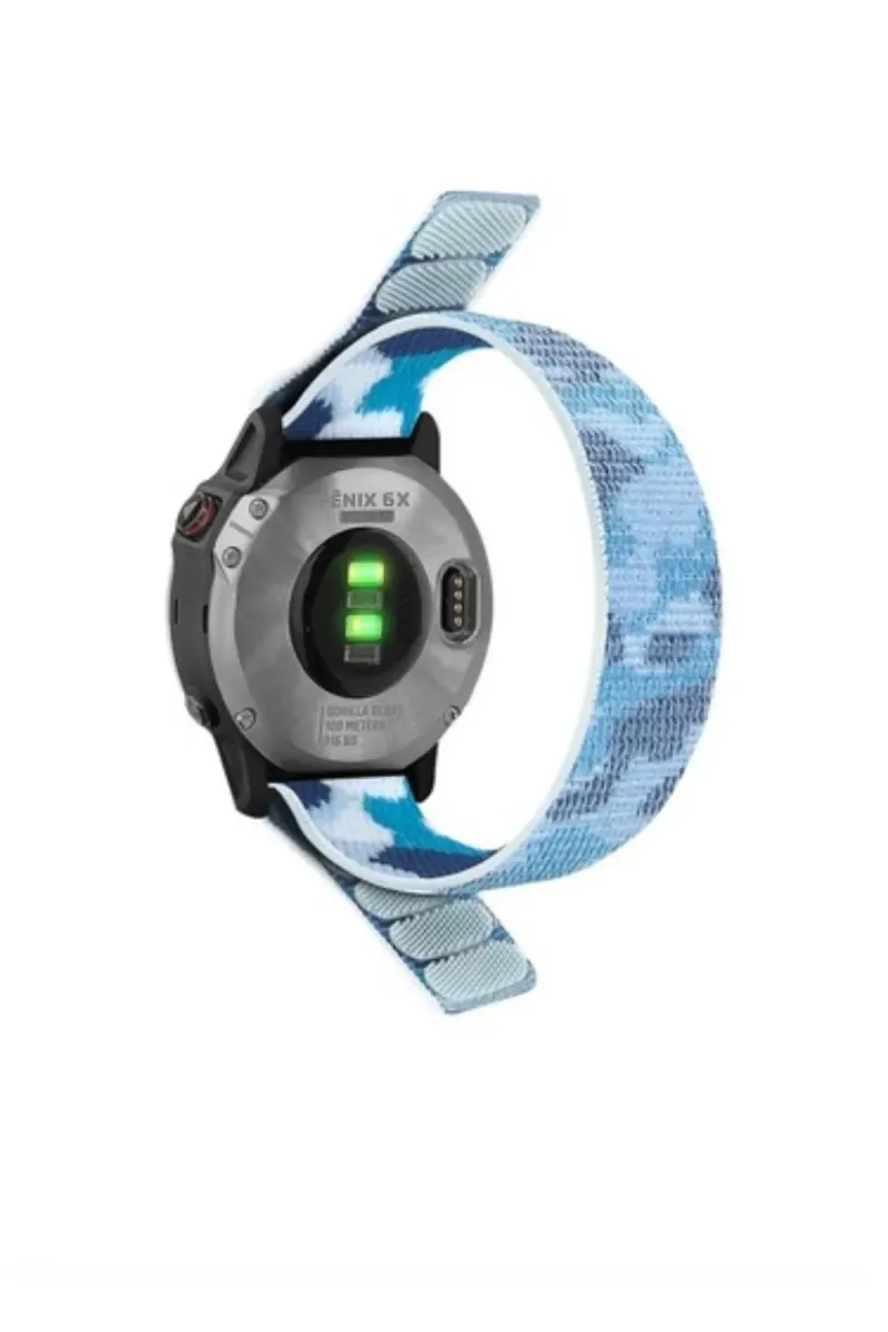 MarkaCase Garmin Fenix 6x-6x Pro-Plus Kumaş Kordon (26MM) görsel 2