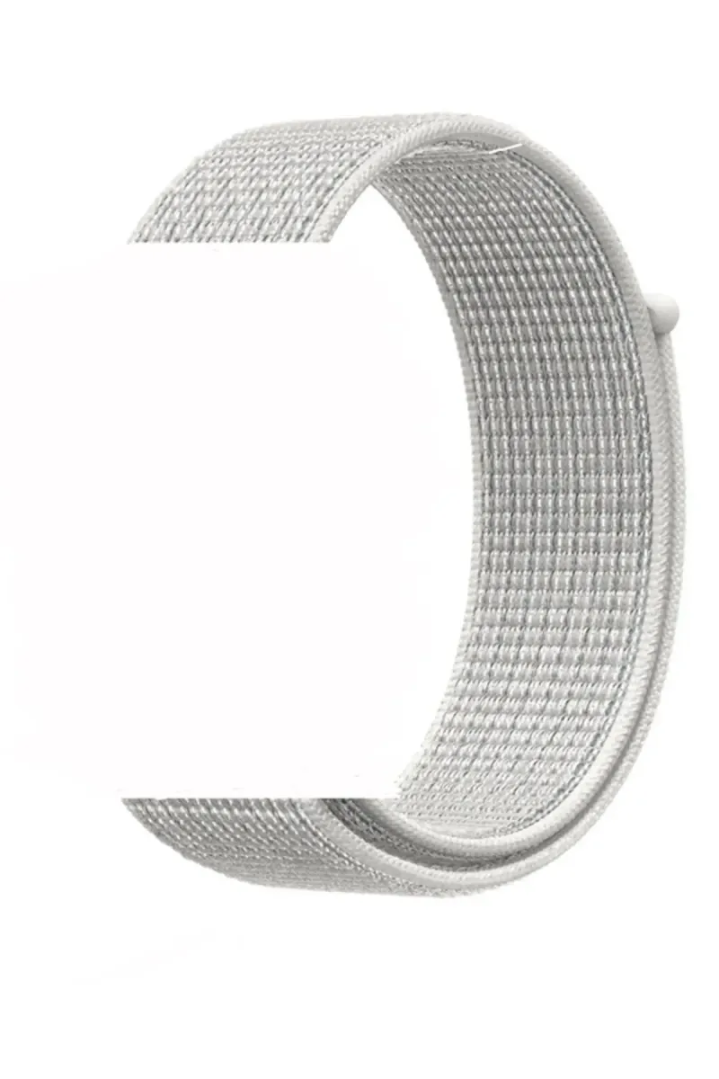 MarkaCase Fitbit Charge 5 İçin Dokuma Kordon - Çizgili Beyaz görsel 1