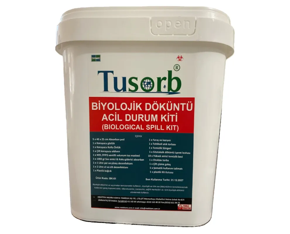 PAZAR10/ Biyolojik Döküntü Acil Durum Kiti