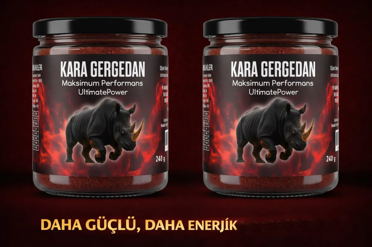KARA GERGEDAN Performans Macun 2 x 240 gr + Efsane Güç