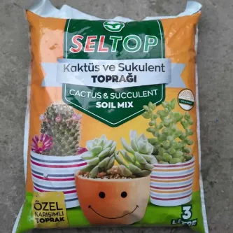 MY-NİL Seltop Kaktüs Ve Sukulent Toprağı 3 lt görsel 1