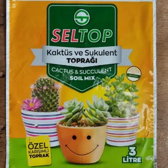 MY-NİL Seltop Kaktüs Ve Sukulent Toprağı 3 Litre görsel 1