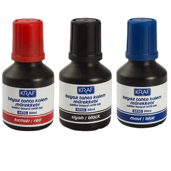 Reyonon Beyaz Tahta Kalem Mürekkebi 3 Lü Set Siyah/kırmızı/mavi 30 ml Tx görsel 1