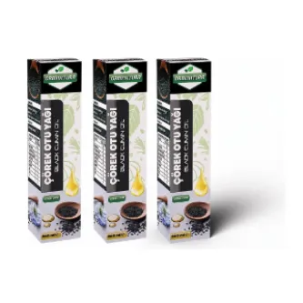SARYA COSMETİC Orbinatura %100 Saf Çörekotu Yağı 3 x 250 ml %100 Doğal Soğuk Sıkım (3 Adet) görsel 1