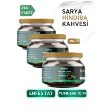 SARYA COSMETİC 3 Adet Hindiba Kahve 3 x 150 Gr görsel 1