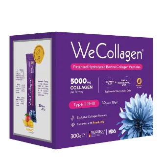 SARYA COSMETİC Toz Şase 5000 Mg Kolajen Tip 1-2-3 Arı Sütü Biotin %100 Saf Ve Doğal Takviye 30 Gün görsel 1
