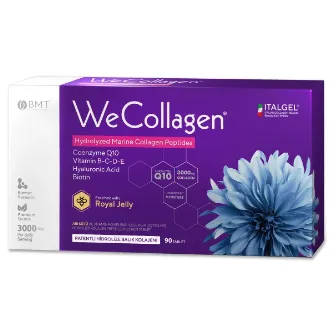 SARYA COSMETİC WeCollagen® 90 Tablet - 3000mg Kolajen Tip 1-2-3 Arı Sütü Biotin %100 Saf Ve Doğal Diyet Takviyesi görsel 1