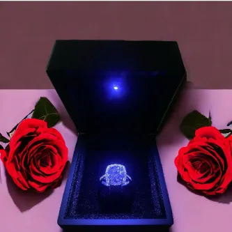 ZEY GÜMÜŞ 3 KARAT KADIN KARE TEKTAŞ YÜZÜK görsel 1