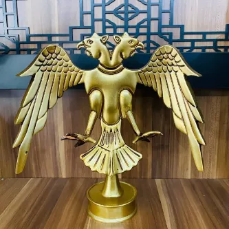 MYK HEDİYE VE SANAT ATÖLYESİ Çift Başlı Selçuklu Kartalı Selçuklu Devlet Arması Çift Başlı Kartal görsel 1