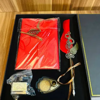 MYK HEDİYE VE SANAT ATÖLYESİ  Kalem Defter Seti Öğretmenler Günü Hediyesi Mürekkepli Kalem görsel 1