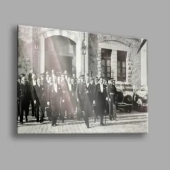 BALERA Atatürk 08 Cam Tablo-Atatürk Tablosu görsel 1