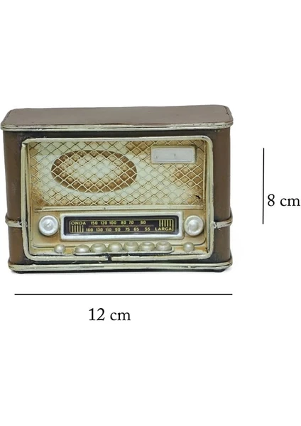 Exporanto Dekoratif Metal Radyo görsel 2