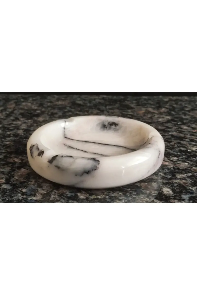 Pergamon Mermer Yuvarlak Kül Tablası görsel 2