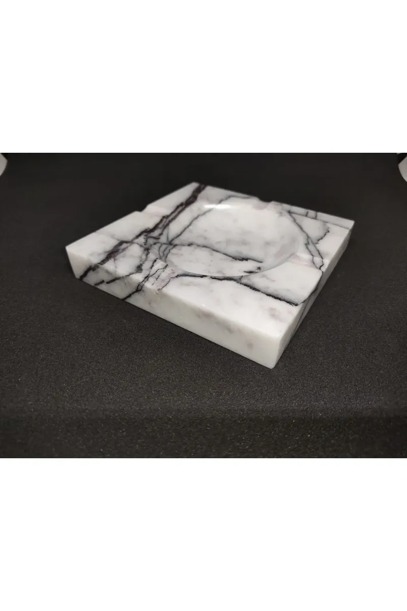 Pergamon Lilac (LEYLAK) Mermer Küllük Kül Tablası görsel 2