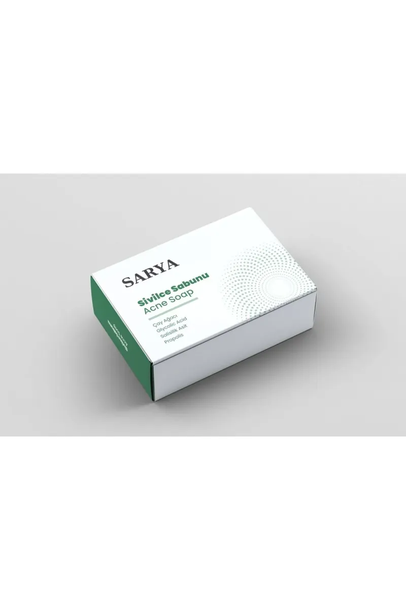 SARYA COSMETİC Sivilce ve akne sabunu Çay ağacı Glikolik asit Salisilik asit Propolis 100 Gr görsel 2