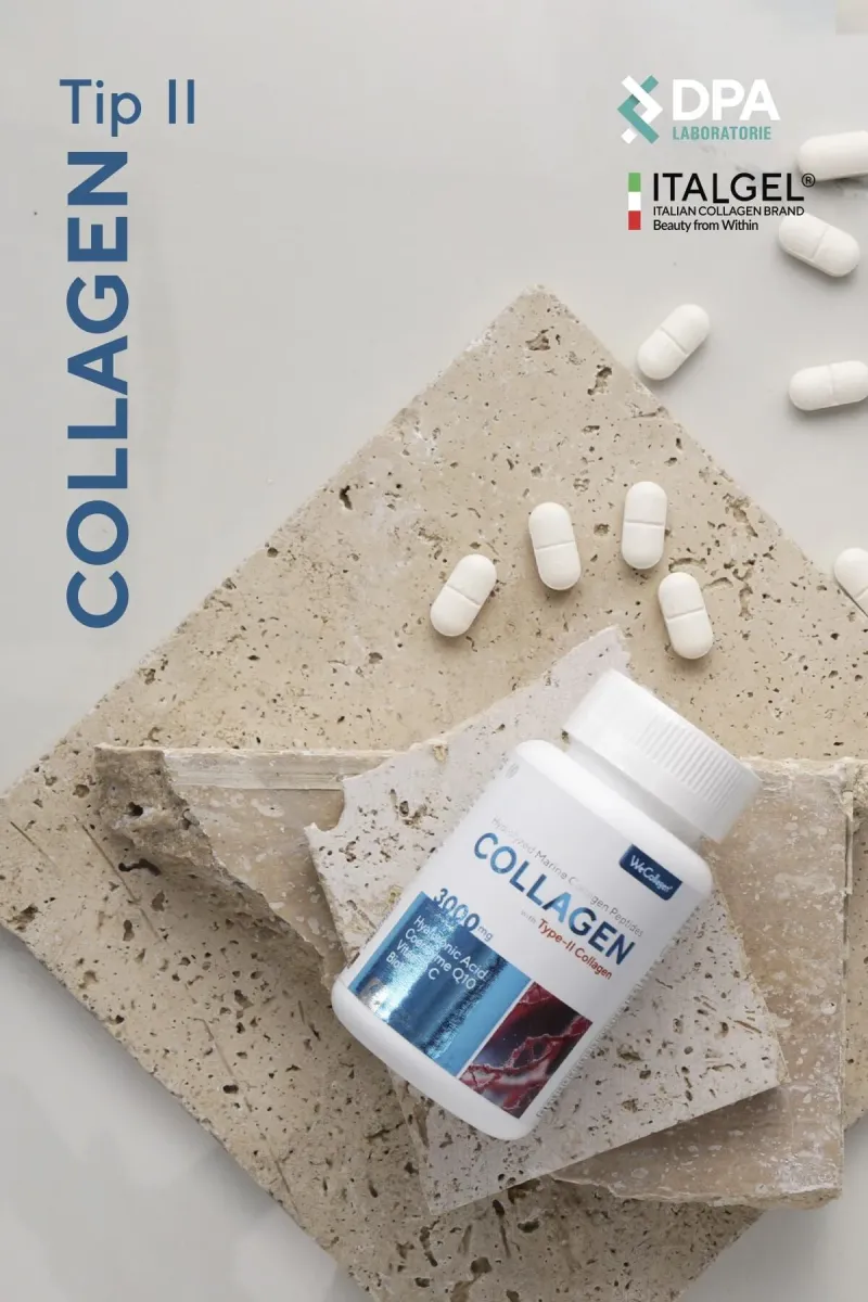 SARYA COSMETİC WeCollagen® 45 Tablet Type2 - 3000mg Kolajen Tip 1-3 Arı Sütü Biotin %100 Saf Diyet Takviyesi görsel 4