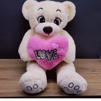 Exporanto Love Kalpli Sevimli Peluş Ayıcık