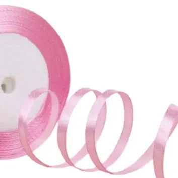 Exporanto Saten Kurdele 3 mm Pembe 1 Metre